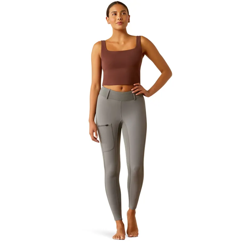 Ariat Boreas 2.0 Half Grip Ladies Riding Tights - Quiet Shade-1