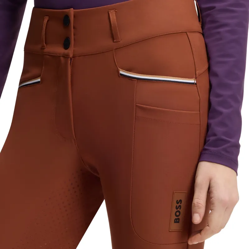 BOSS Equestrian Hailey Full Grip Womens Breeches - Tortoise-4