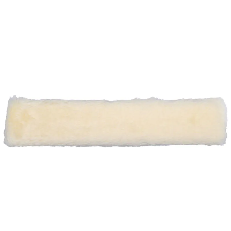 QHP Fur Bridle Cover - Cream