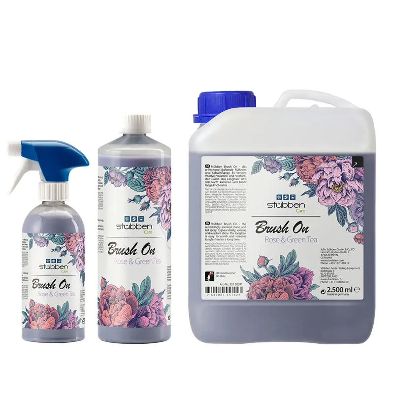 Stubben Brush On Grooming Spray - Rose Green Tea