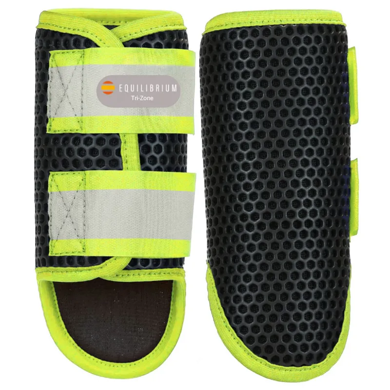 Equilibrium Tri-Zone Brushing Boots - Fluorescent Yellow