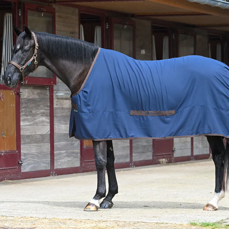 Bucas Linen Cool Sheet - Navy-1