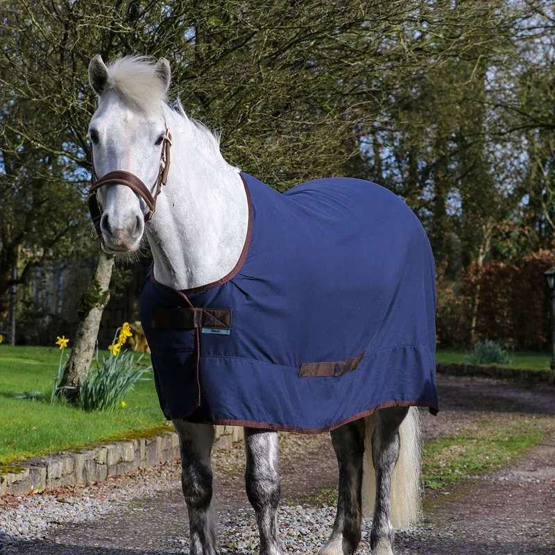 Bucas Linen Cool Sheet - Navy-2