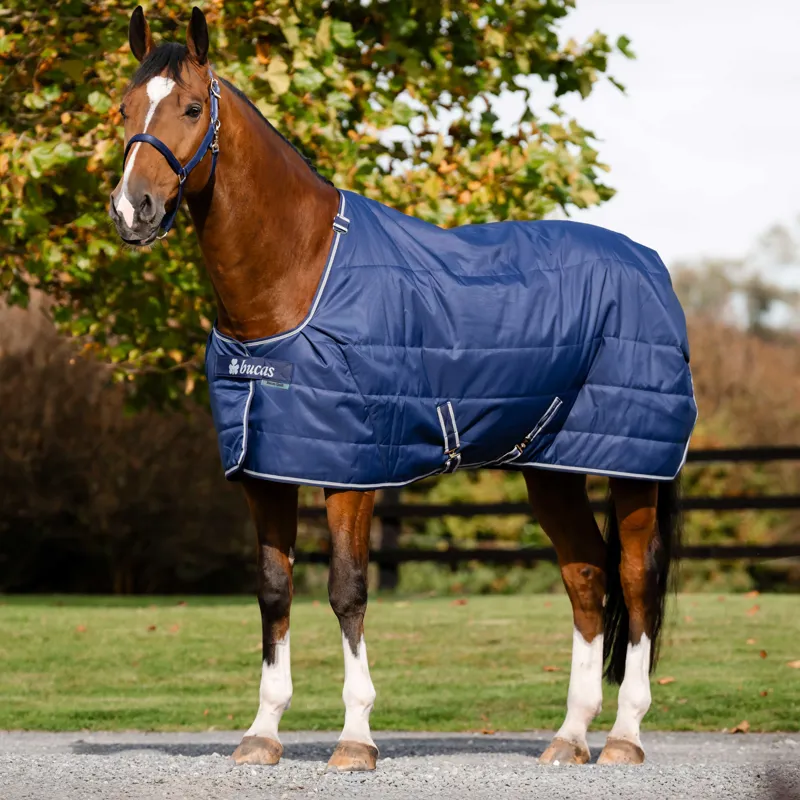 Bucas Quilt 300g Stable Rug with Silk-Feel Lining - Navy/Silver