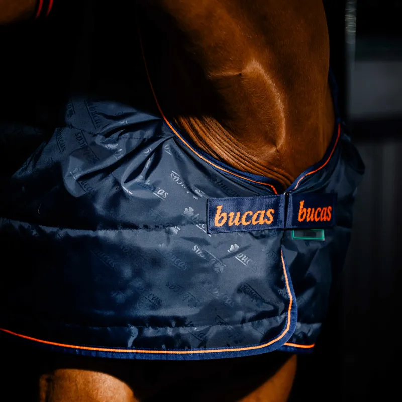 Bucas Therapy 150g  Liner Rug - Navy/Orange-3