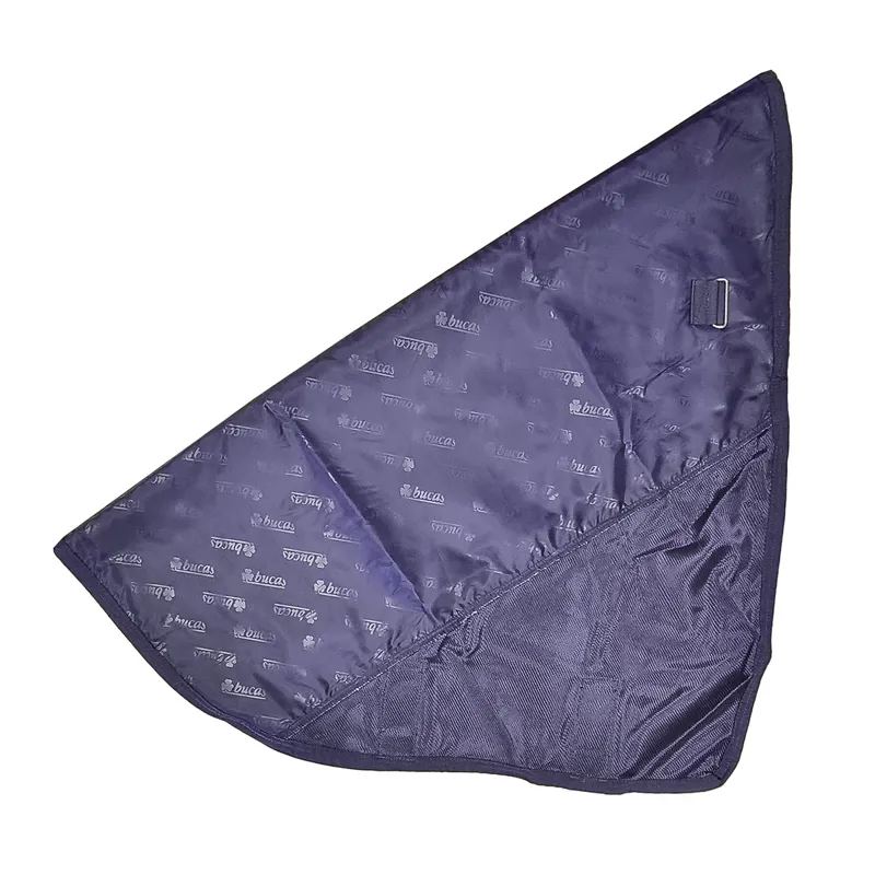 Bucas Therapy Cooler Rug Neck Cover - Navy/Orange-5