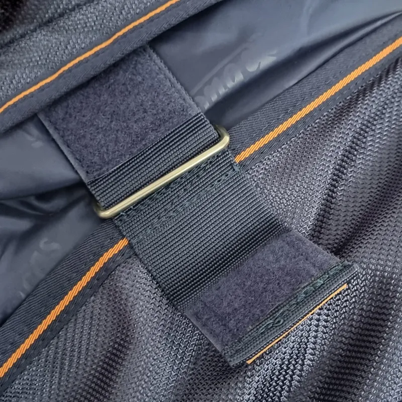 Bucas Therapy Mesh Cooler Rug - Navy/Orange-2