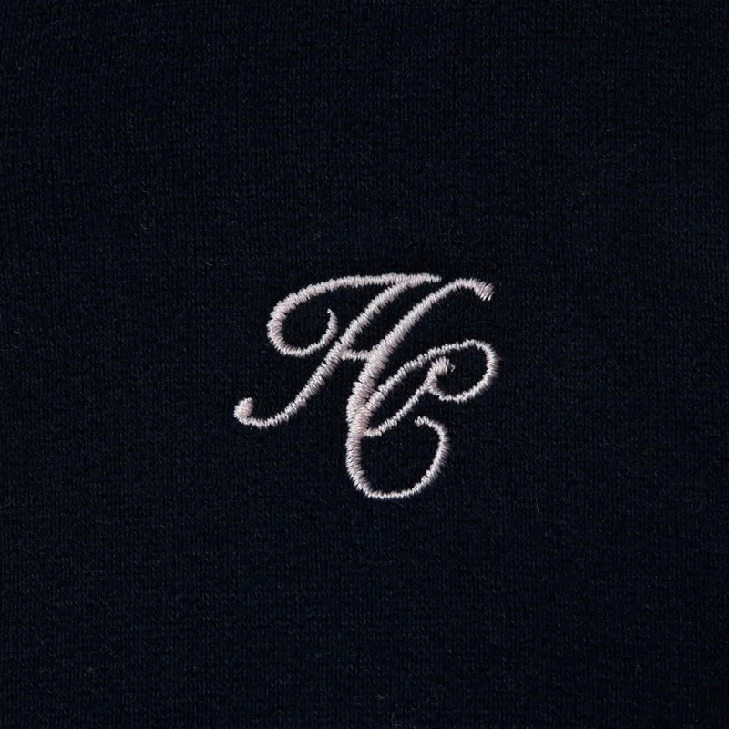 Holland Cooper Burford Quarter Zip Ladies Sweater - Ink Navy-4