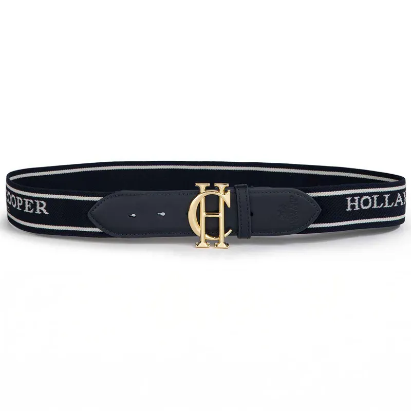 Holland Cooper Burghley Logo Ladies Belt - Ink Navy