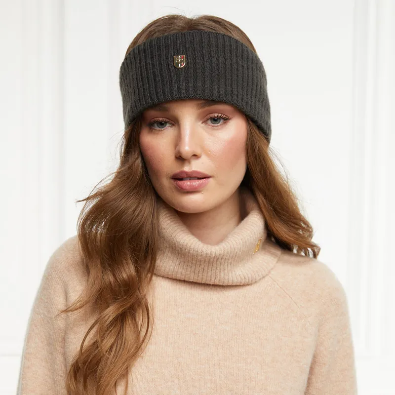 Holland Cooper Burghley Headband - Dark Olive-2