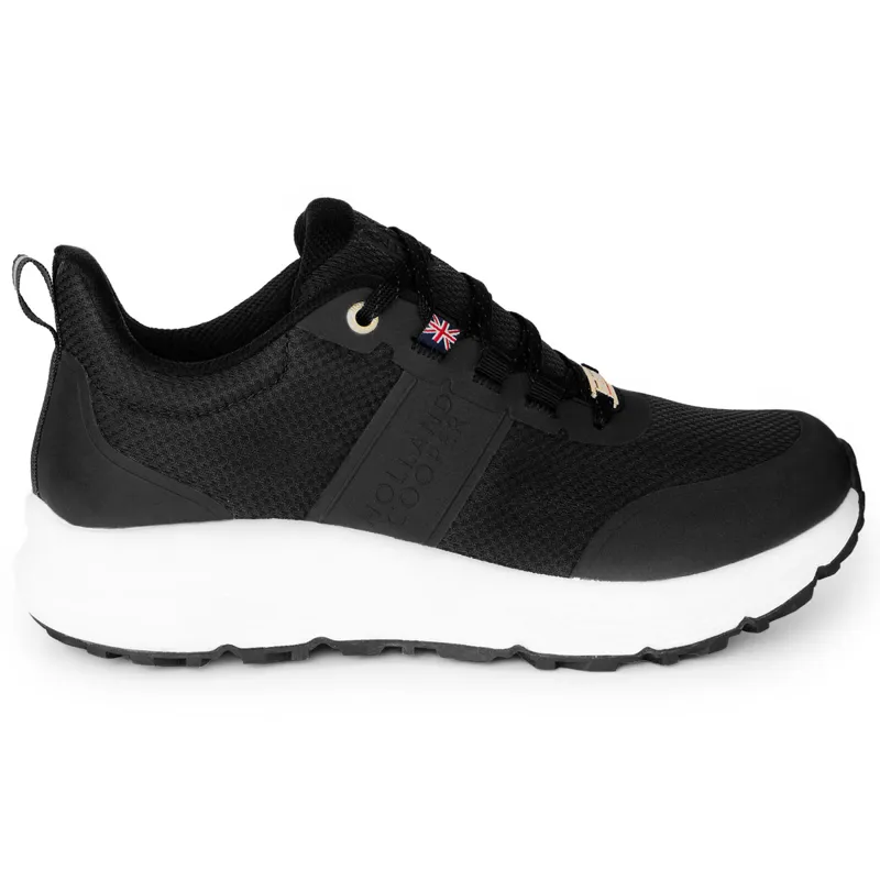 Holland Cooper Burghley Ladies Waterproof Trainers - Black-3