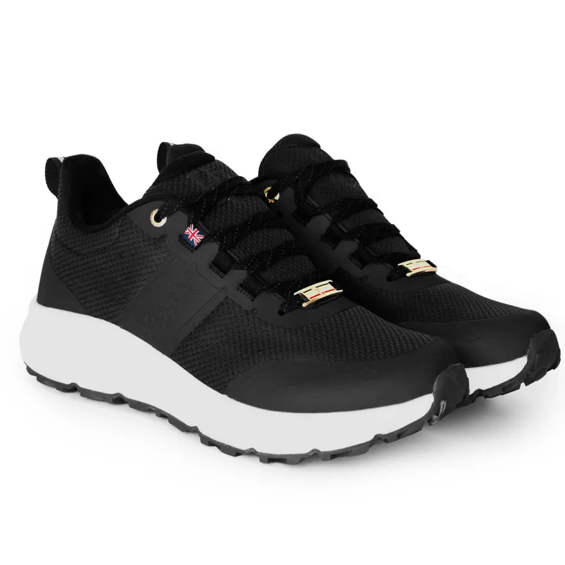Holland Cooper Burghley Ladies Waterproof Trainers - Black