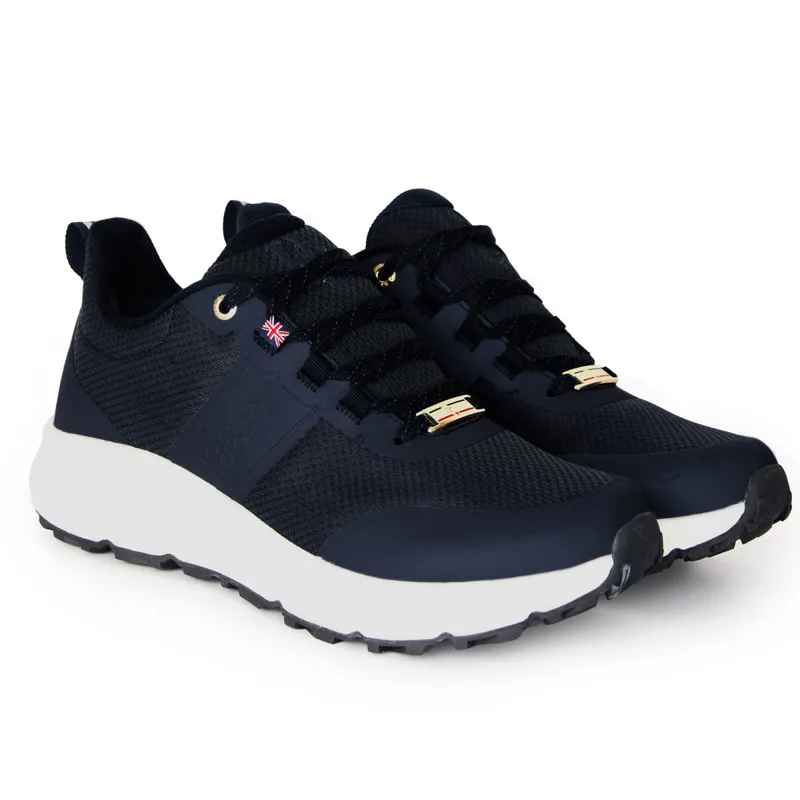 Holland Cooper Burghley Ladies Waterproof Trainers - Ink Navy