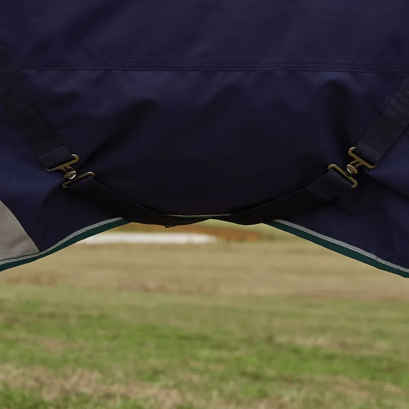 WeatherBeeta ComFiTec Plus Dynamic 220g High Neck Turnout Rug - Navy-8