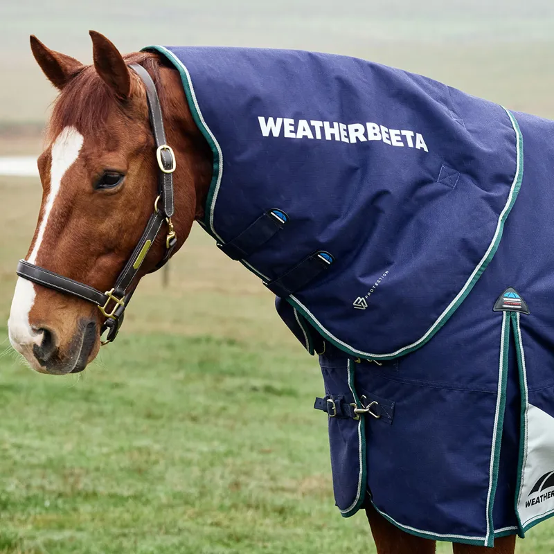 WeatherBeeta ComFiTec Plus Dynamic 220g Turnout Neck Cover - Navy