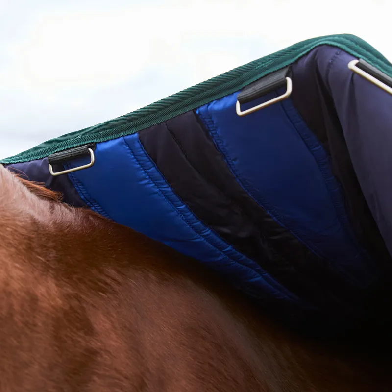 WeatherBeeta ComFiTec Plus Dynamic 0g Standard Neck Turnout Rug - Navy-7
