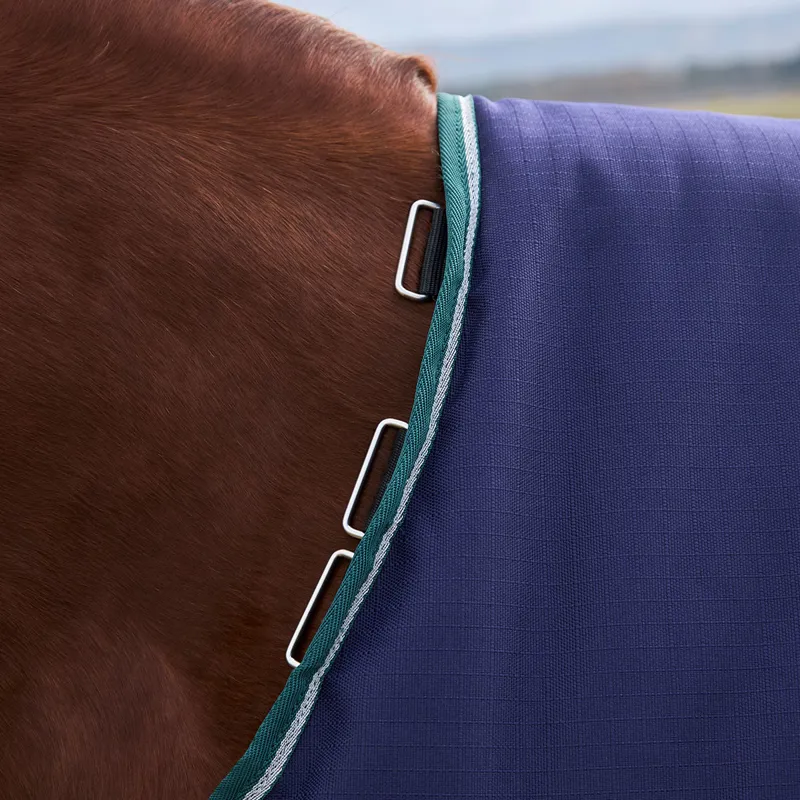 WeatherBeeta ComFiTec Plus Dynamic 0g Standard Neck Turnout Rug - Navy-4