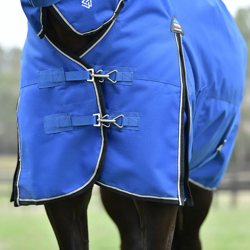 WeatherBeeta ComFiTec Essential 220g Combo Turnout Rug - Cobalt/Black-3