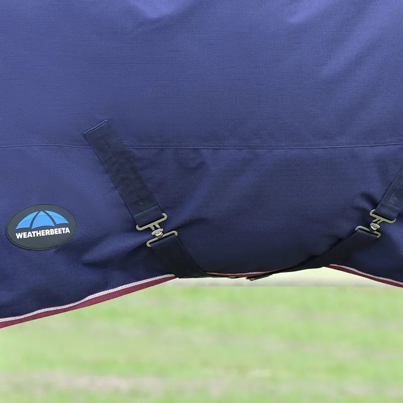 WeatherBeeta ComFiTec Essential 50g DetachANeck Turnout Rug - Navy-9