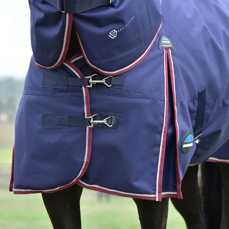 WeatherBeeta ComFiTec Essential 50g DetachANeck Turnout Rug - Navy-2