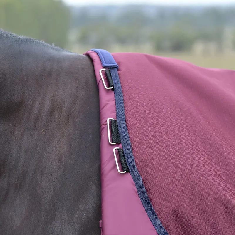 WeatherBeeta ComFiTec Essential 50g Standard Turnout Rug - Burgundy-5