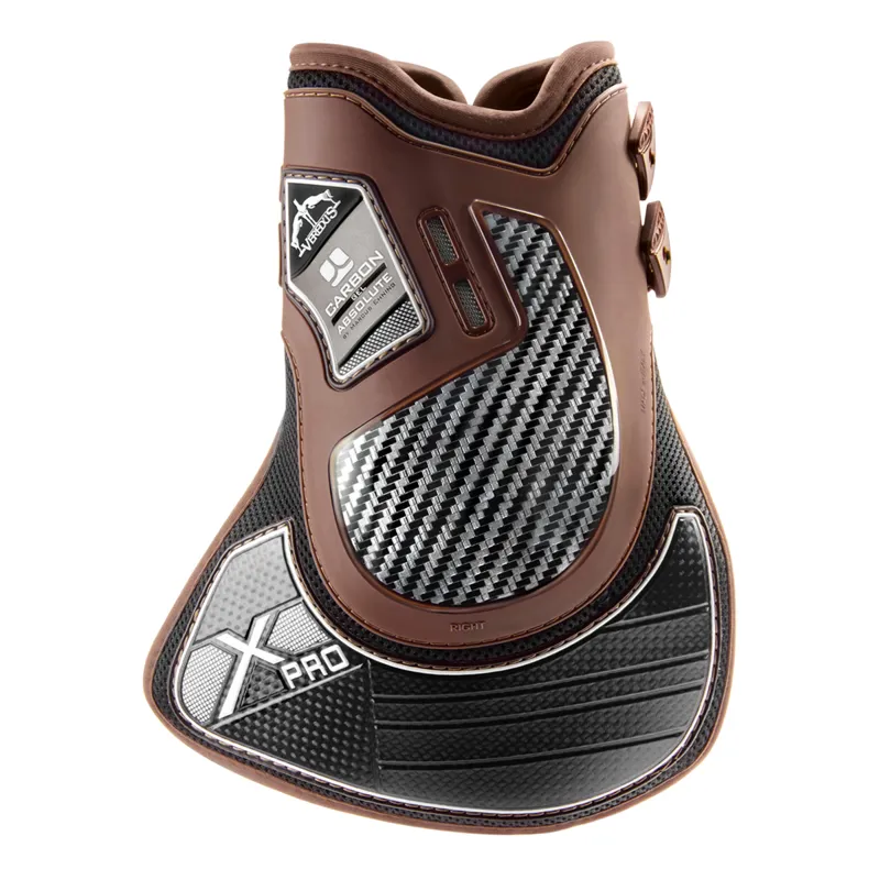 Veredus Carbon Gel Absolute X-Pro Rear Fetlock Boots - Brown