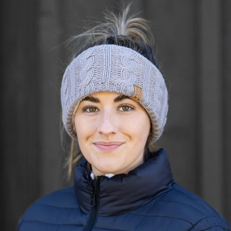 Woof Wear Cable Headband - Stone-1