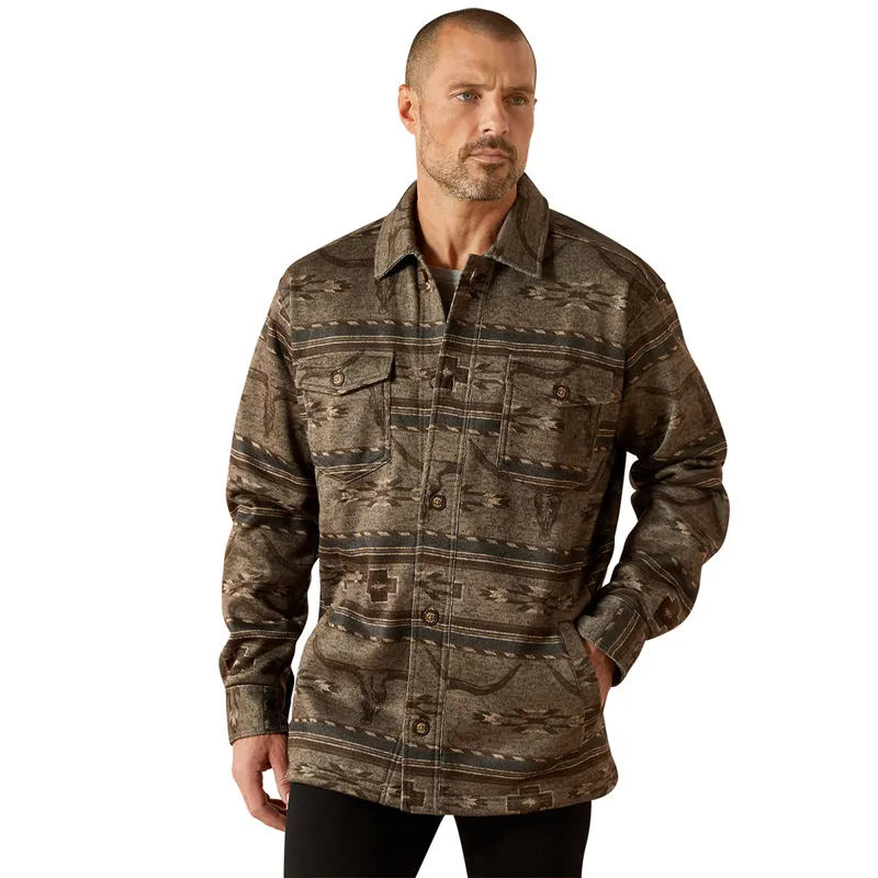 Ariat Caldwell Mens Shirt Jacket - Beige