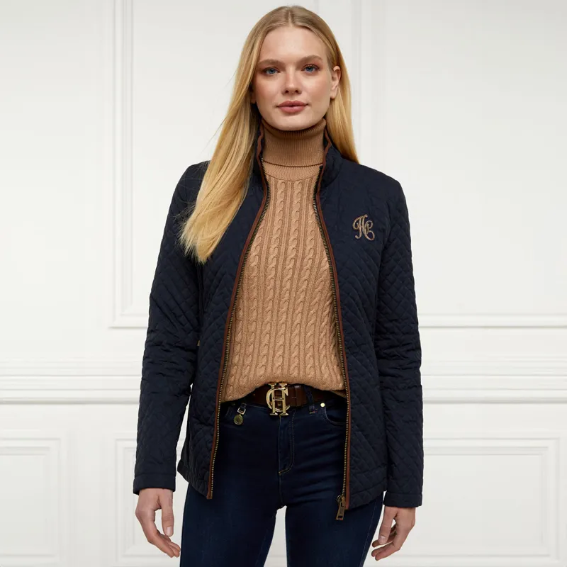 Holland Cooper Cambridge Ladies Jacket - Ink Navy-8
