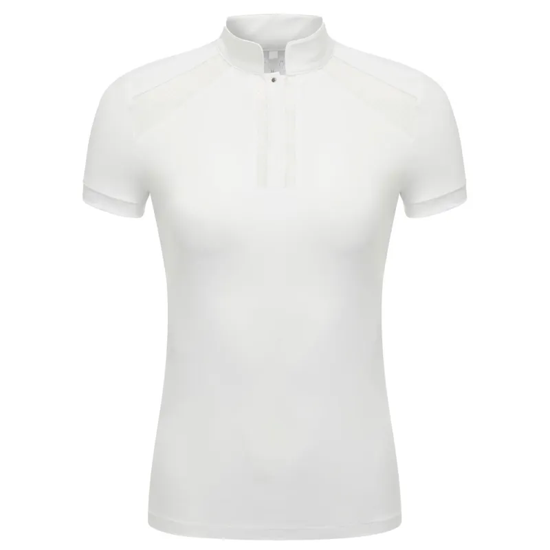 LeMieux Camille Short Sleeve Ladies Competition Shirt - White