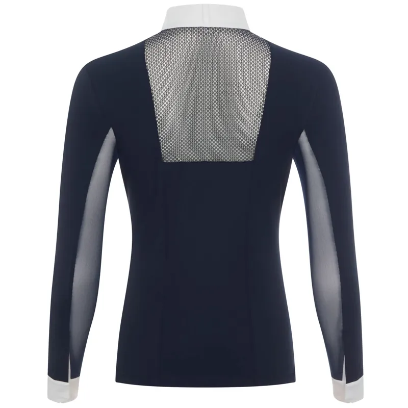 LeMieux Camille Long Sleeve Ladies Competition Shirt - Navy -5