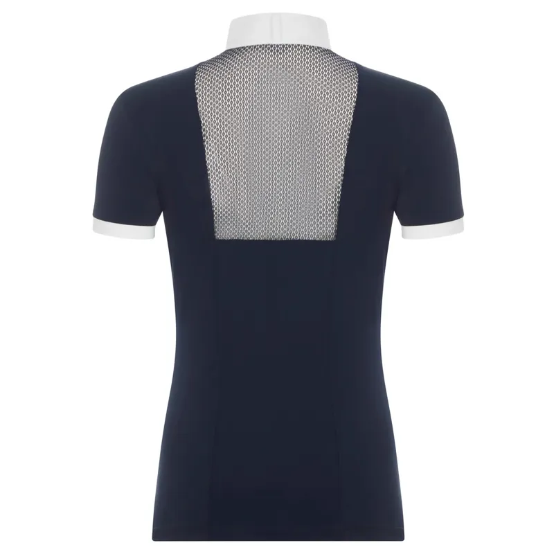 LeMieux Camille Short Sleeve Competition Shirt - Navy-4
