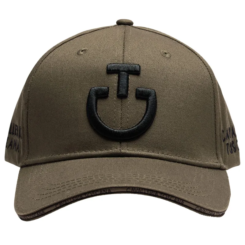 Cavalleria Toscana Logo Cotton Unisex Cap - Walnut/Black