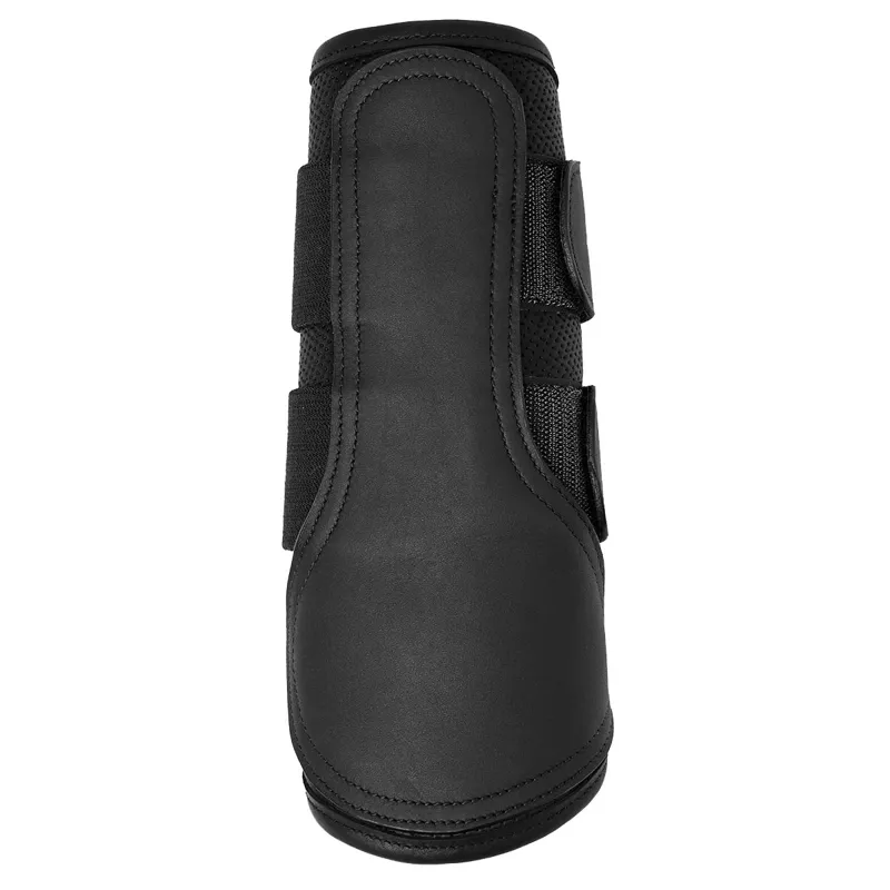 LeMieux Capella Leather Brushing Boots - Black-1