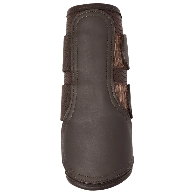 LeMieux Capella Leather Brushing Boots - Brown-3