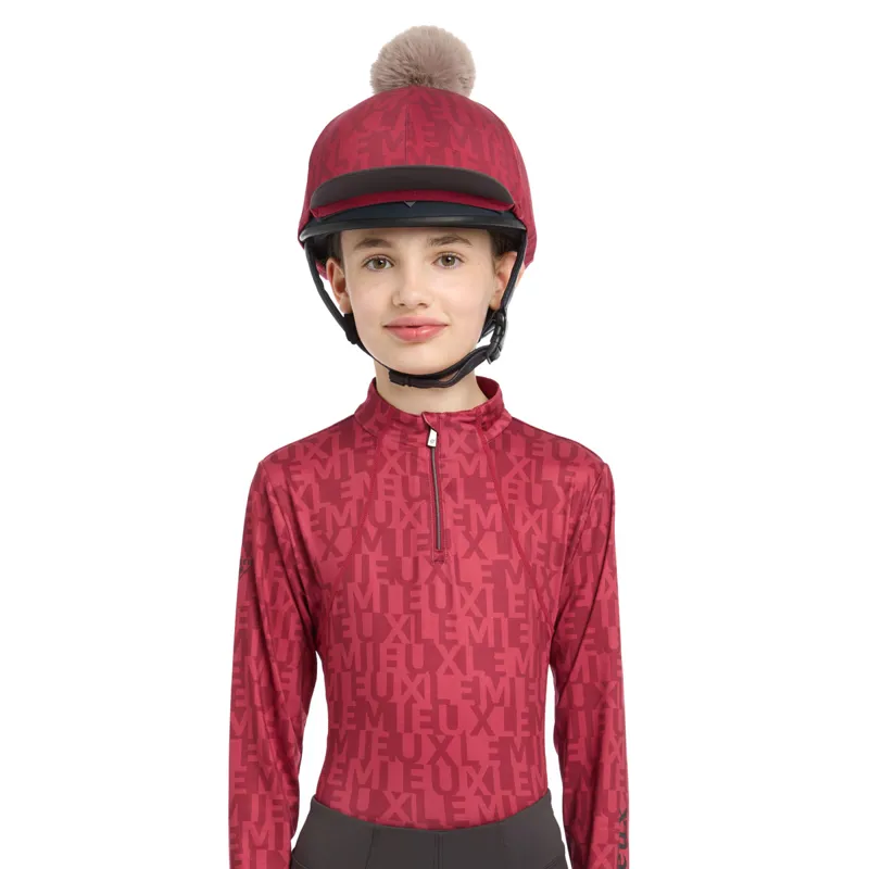 LeMieux Casey Hat Silk - Ember-3