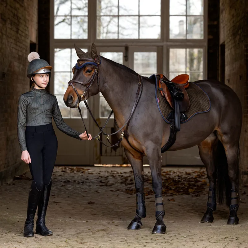 LeMieux Young Rider Casey Junior Long Sleeve Base Layer - Alpine-8