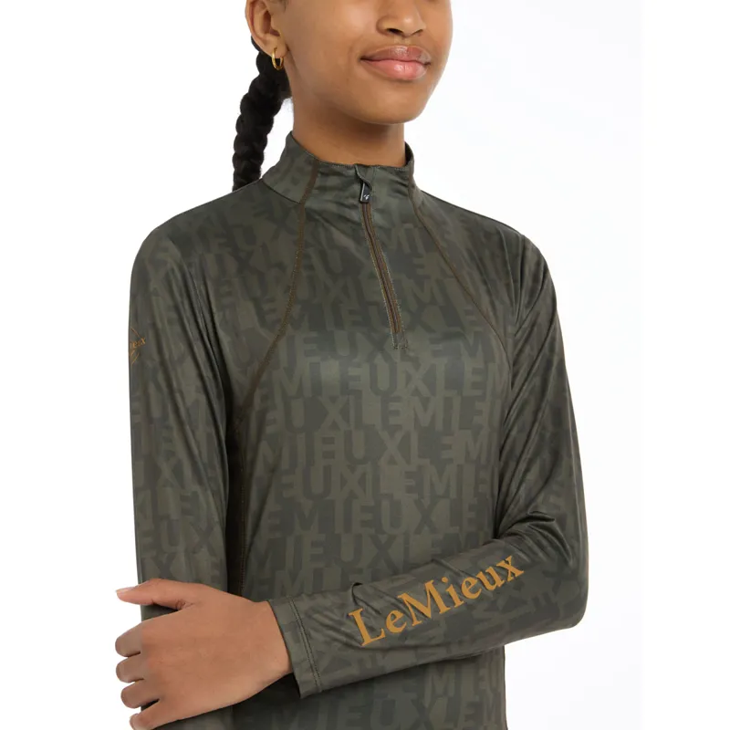 LeMieux Young Rider Casey Junior Long Sleeve Base Layer - Alpine-5