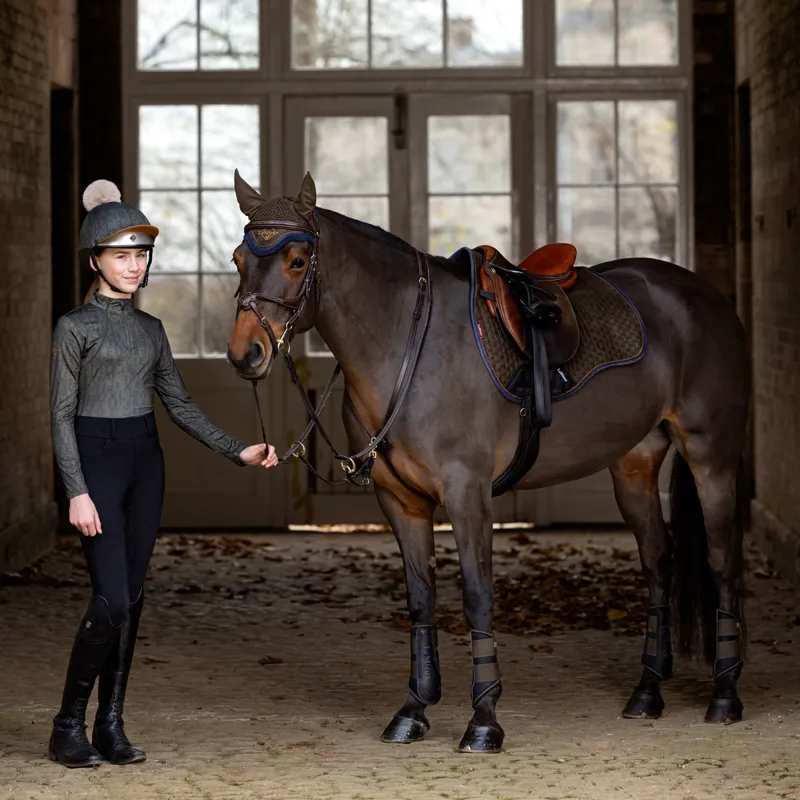 LeMieux Young Rider Casey Junior Long Sleeve Base Layer - Alpine-1