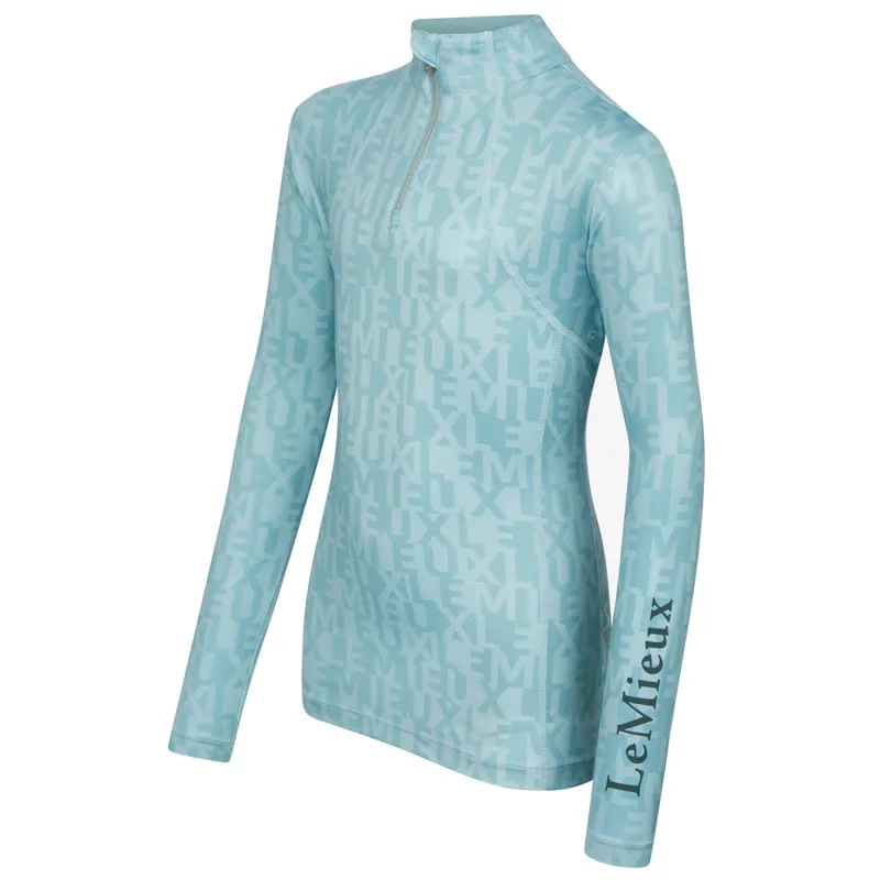 LeMieux Young Rider Casey Junior Long Sleeve Base Layer - Glacier-5