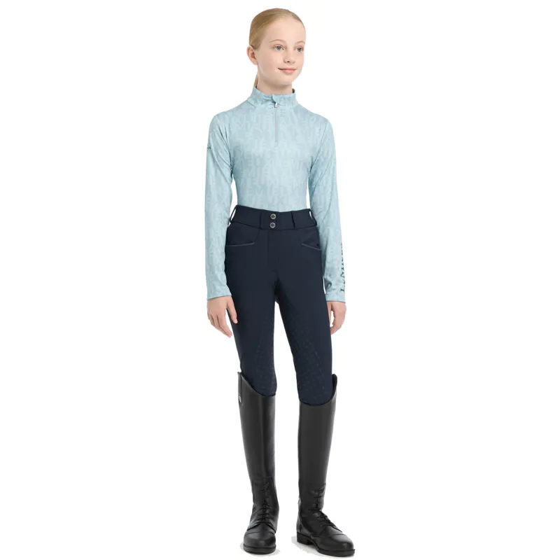 LeMieux Young Rider Casey Junior Long Sleeve Base Layer - Glacier-4