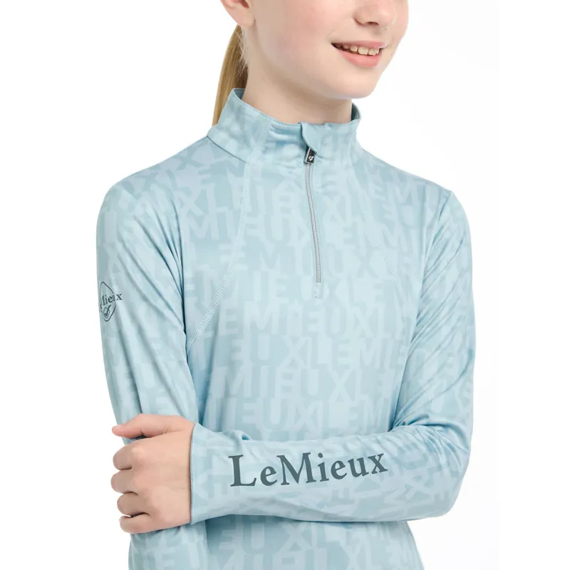 LeMieux Young Rider Casey Junior Long Sleeve Base Layer - Glacier-2