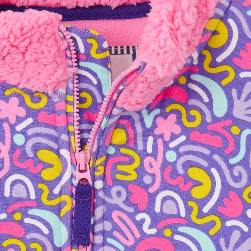 Lighthouse Cassie Junior Girls Fleece Jumper - Blush Pink-1