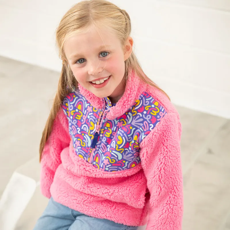 Lighthouse Cassie Junior Girls Fleece Jumper - Blush Pink-5