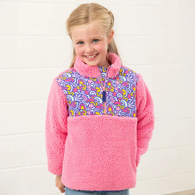 Lighthouse Cassie Junior Girls Fleece Jumper - Blush Pink-7