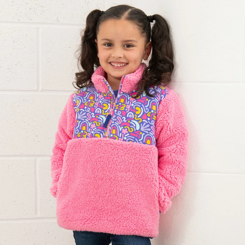 Lighthouse Cassie Junior Girls Fleece Jumper - Blush Pink-8