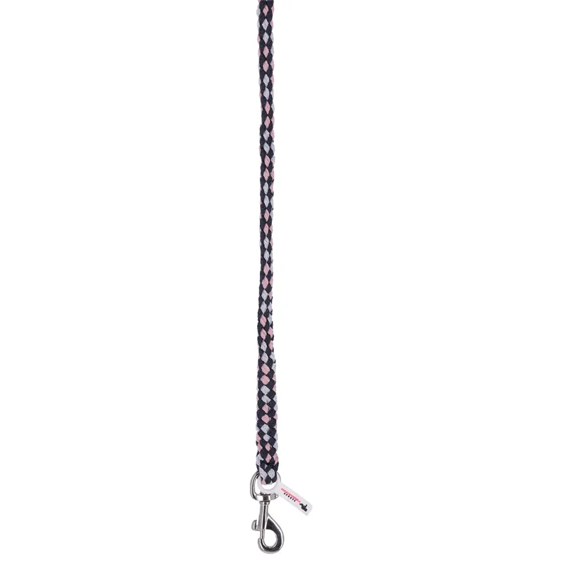 Schockemohle Catch Style Lead Rope - Dark Grey/Pink