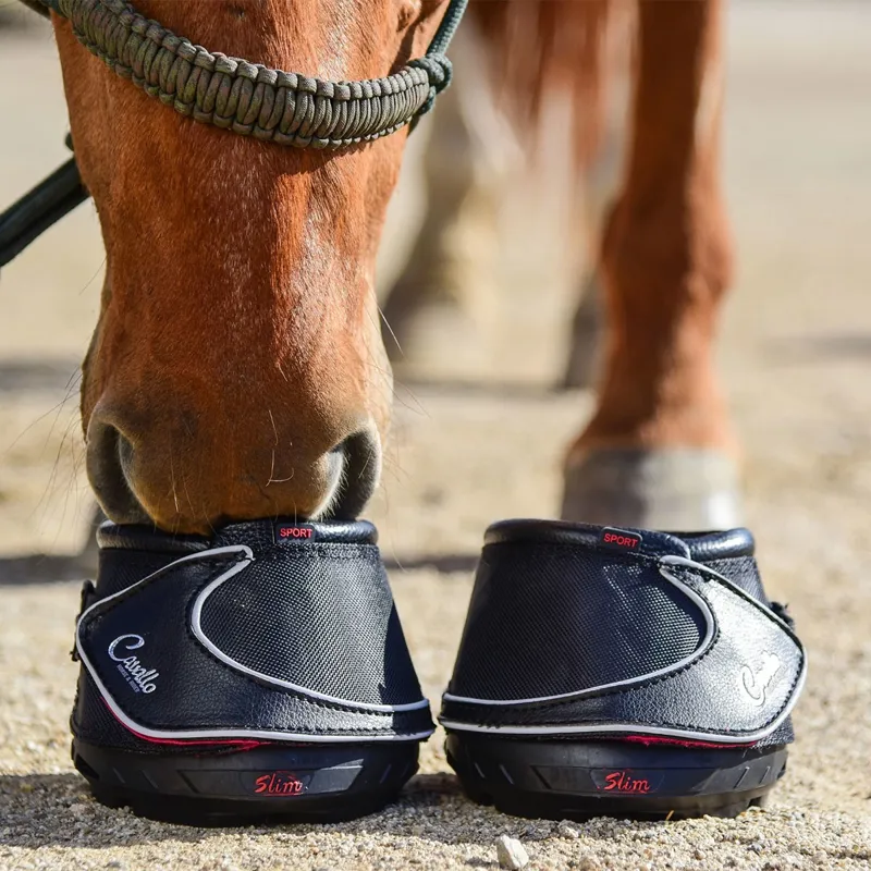 Cavallo Sport Slim Hoof Boots - Black-1