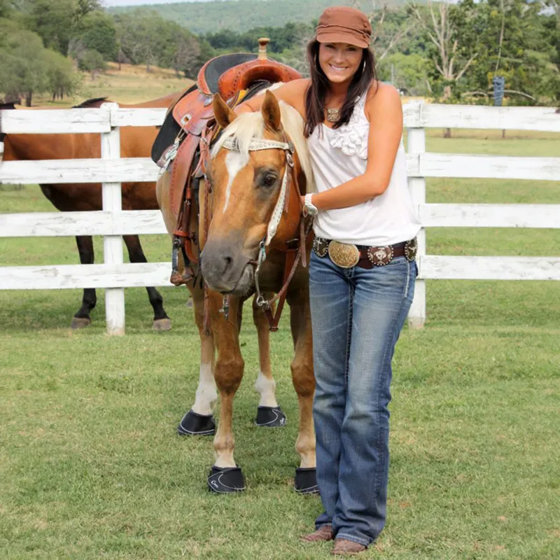 Cavallo Sport Slim Hoof Boots - Black-6