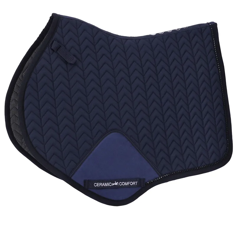 Schockemohle Power Pad Ceramica Jump Saddlecloth - Dark Navy